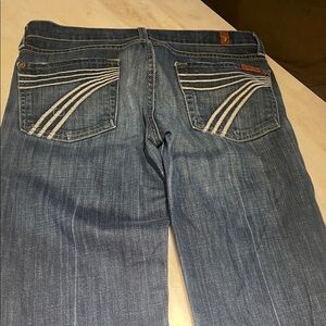 7 For All Mankind Indigo Boot Cut Jeans